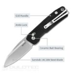SRM 7229-GB Scout Folding Knife - G10 handle and 14C28N steel » Dulotec.com