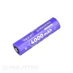 Vapcell 18650 Lithium-Ion Battery, 4000mAh, 10A, with Protection, Model B1840P » Dulotec.com