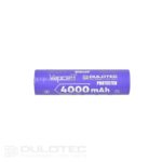 Vapcell 18650 Lithium-Ion Battery, 4000mAh, 10A, with Protection, Model B1840P » Dulotec.com