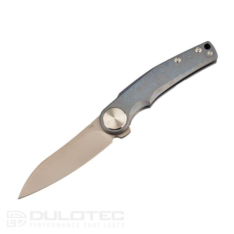 Dulotec K902 Folding Knife with Titanium Handle – Blue » Dulotec.com