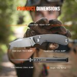 Ruike P736-AK Folding Knife for Everyday Carry, 182 mm » Dulotec.com