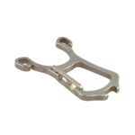 Titanium carabiner keychain shaped like a slingshot – EDC tool » Dulotec.com