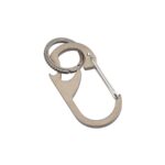 Titanium carabiner keychain with bottle opener » Dulotec.com