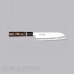 ZDP-189 Japanese Santoku Kitchen Knife, 180 mm, Carbon Fiber Handle » Dulotec.com