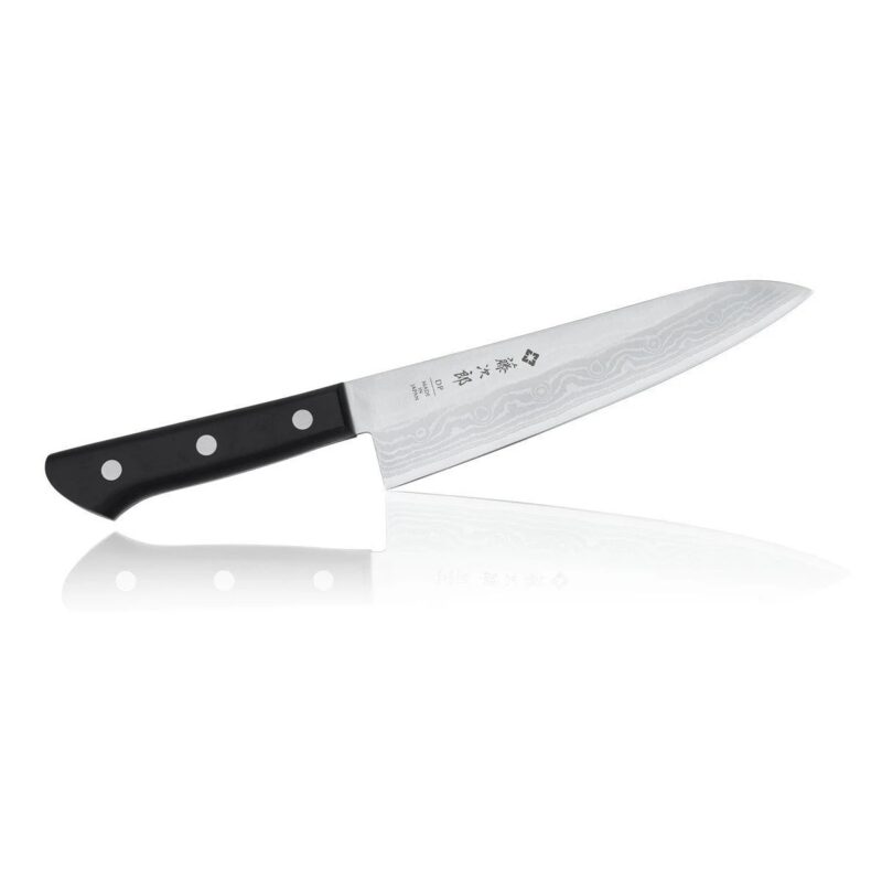 Кухненски нож Tojiro DP Damascus Chef Knife 180мм F-332 - VG10 - ламинат 37 пласта » Dulotec.com