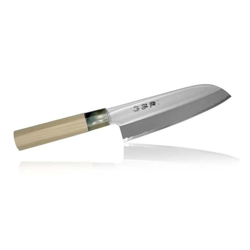 Кухненски нож Fuji Cutlery Ryutoku Santoku FC-579 дръжка магнолия