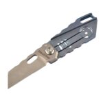 Сгъваем титаниев нож Dulotec K906 - сив » Dulotec.com