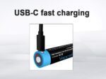 Батерия Vapcell P1422A 14500 2250mAh 1.5V AA със защита и USB-C зареждане » Dulotec.com