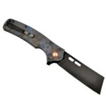 Сгъваем нож Dulotec K261-BL дръжка от G10 с карбоново покритие и D2 стомана » Dulotec.com