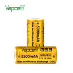 Батерия Vapcell G53 26650 5300mAh 20A » Dulotec.com