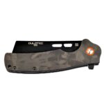 Сгъваем нож Dulotec K261-BK дръжка от G10 с карбоново покритие и D2 стомана » Dulotec.com