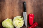 Кухненски нож Tojiro DP Damascus Chef Knife 180мм F-332 - VG10 - ламинат 37 пласта » Dulotec.com