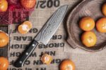 Кухненски нож Tojiro DP Damascus Santoku Knife 170мм F-331 - VG10 - ламинат 37 пласта » Dulotec.com