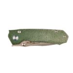 Сгъваем нож Dulotec K262-GN дръжка от Micarta и 14C28N неръждаема стомана » Dulotec.com