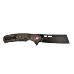 Сгъваем нож Dulotec K261-BK дръжка от G10 с карбоново покритие и D2 стомана » Dulotec.com
