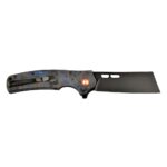 Сгъваем нож Dulotec K261-BL дръжка от G10 с карбоново покритие и D2 стомана » Dulotec.com
