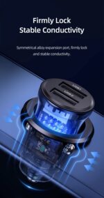 Зарядно за кола, USAMS US-CC162 C31 15W, 2 изхода А+А CC162CC01 » Dulotec.com Зарядно за кола, USAMS US-CC162 C31 15W, 2 изхода А+А CC162CC01 » Dulotec.com