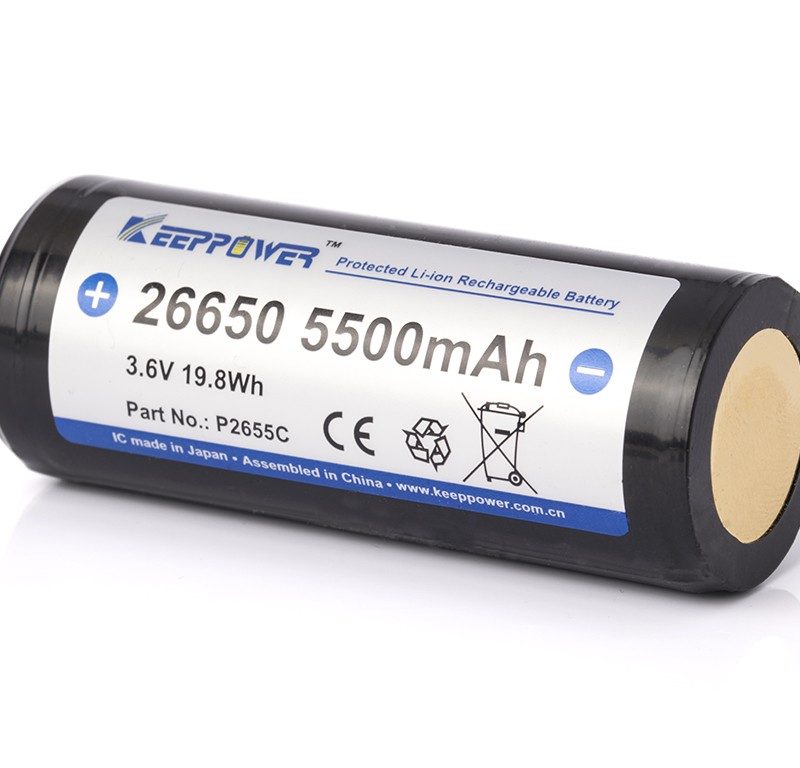 Батерия Keeppower 26650 5500mAh със защита високо разрядна