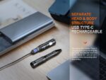 Химикалка с фенер Fenix T6 - Син » Dulotec.com