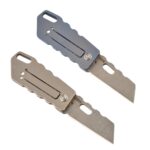 Сгъваем титаниев нож Dulotec K906 - сив » Dulotec.com