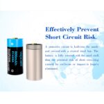 Батерия Vapcell P1608A 16340 800mAh със защита и Micro USB зареждане » Dulotec.com