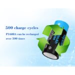 Батерия Vapcell P1608A 16340 800mAh със защита и Micro USB зареждане » Dulotec.com