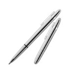Химикалка Fisher Space Pen Brushed Chrome Bullet 400BRCCL с клипс в подаръчна кутия » Dulotec.com