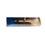 Химикалка Fisher Space Pen Antimicrobial Raw Brass Cap-O-Matic с хромиран клипс M4RAW в подаръчна кутия » Dulotec.com