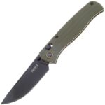 Сгъваем нож SRM 255L-GK - дръжка от G10 и 10Cr15MoV стомана » Dulotec.com