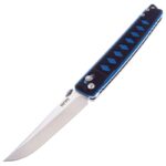 Сгъваем нож SRM Unicorn 7415-TZ - дръжка от титан и 154CM стомана » Dulotec.com