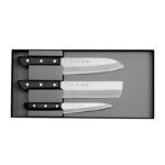 Комплект кухненски ножове Tojiro Basic TBS-300 - VG10 ламинат » Dulotec.com