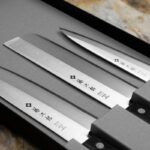 Комплект кухненски ножове Tojiro Basic TBS-300 - VG10 ламинат » Dulotec.com