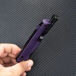 Сгъваем нож SRM 258L-GN - дръжка от G10 и D2 стомана » Dulotec.com