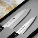Комплект кухненски ножове Tojiro Basic TBS-200 - VG10 ламинат » Dulotec.com