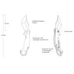 Сгъваем нож Ruike P881-B1, 14C28N неръждаема стомана » Dulotec.com