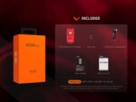 Фенер Fenix E03R V2.0 за ключодържател - червена роза в подаръчна кутия » Dulotec.com