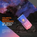 Фенер Fenix E03R V2.0 за ключодържател - замъглено лилав в подаръчна кутия » Dulotec.com