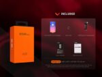 Фенер Fenix E03R V2.0 за ключодържател - замъглено лилав в подаръчна кутия » Dulotec.com