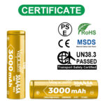 Батерия ултра високоразрядна Vapcell 18650 U30 3000mAh 30A » Dulotec.com