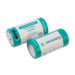 Батерия Keeppower RCR123A 1000mAh със защита и USB-C зареждане » Dulotec.com