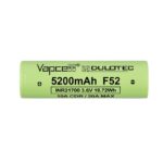 Батерия Vapcell 21700 F52 5200mAh 15A » Dulotec.com Батерия Vapcell 21700 F52 5200mAh 15A » Dulotec.com