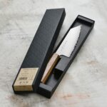 Кухненски нож Tojiro REPPU Kiritsuke Bunka 170мм FD-1361 - SG2 ламинат - дръжка тик » Dulotec.com