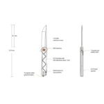 Сгъваем нож Ruike P127-B - черен 14C28N неръждаема стомана » Dulotec.com