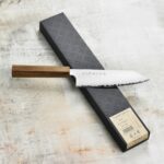 Кухненски нож Tojiro REPPU Kiritsuke Bunka 170мм FD-1361 - SG2 ламинат - дръжка тик » Dulotec.com