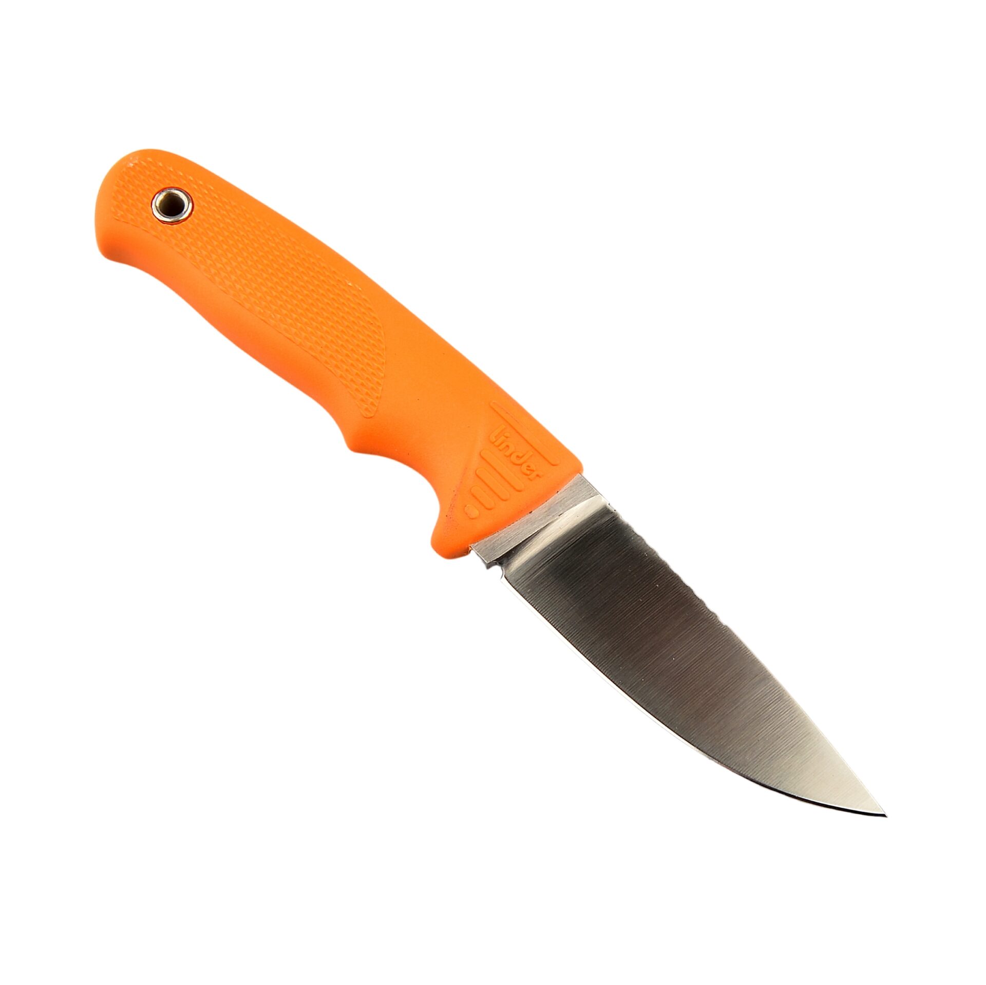 Нож с фиксирано острие Linder Super Edge 1 - оранжева дръжка