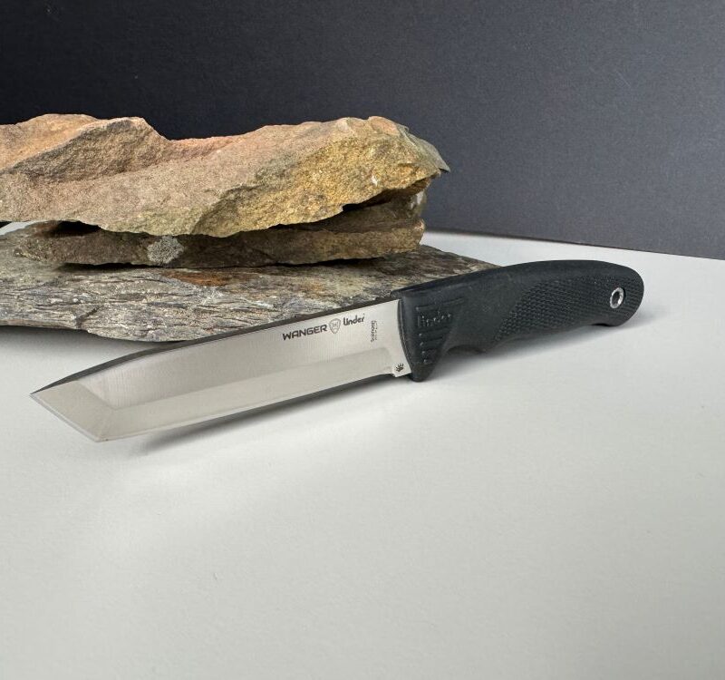 Нож с фиксирано острие Linder Worker Super Edge 8  - черна дръжка
