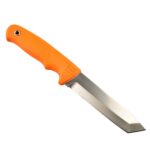 Нож с фиксирано острие Linder Worker Super Edge 8 - оранжева дръжка » Dulotec.com