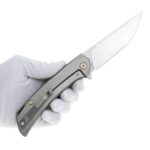 Сгъваем нож SRM 1411-TZ - дръжка от титан и 154CM стомана » Dulotec.com