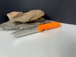 Нож с фиксирано острие Linder Worker Super Edge 8 - оранжева дръжка » Dulotec.com