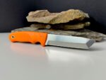 Нож с фиксирано острие Linder Worker Super Edge 8 - оранжева дръжка » Dulotec.com